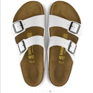 White Arizona Birkenstock’s